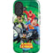 Justice League Team Power Up Green iPhone 16 Magsafe Impact Case