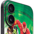 Justice League Team Power Up Green iPhone 16 Plus Skin