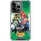 Justice League Team Power Up Green iPhone 16 Pro Clear Case