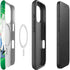 Justice League Team Power Up Green iPhone 16 Pro Magsafe Impact Case