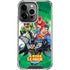 Justice League Team Power Up Green iPhone 16 Pro Max Clear Case