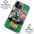Justice League Team Power Up Green iPhone 16 Pro Max Clear Case