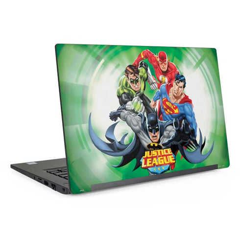 Justice League Team Power Up Green Dell Latitude Skin