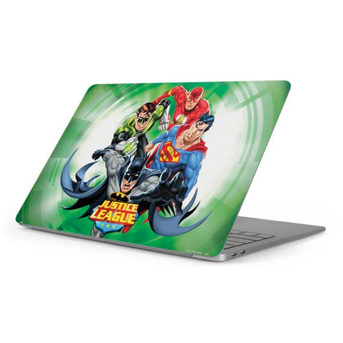 Justice League Team Power Up Green Apple MacBook Pro 16-inch Skin
