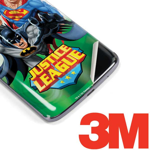 Justice League Team Power Up Green Moto E5 Plus Skin