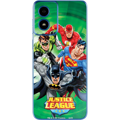 Justice League Team Power Up Green Moto G Play 4G (2024) Skin