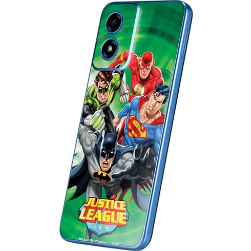 Justice League Team Power Up Green Moto G Play 4G (2024) Skin