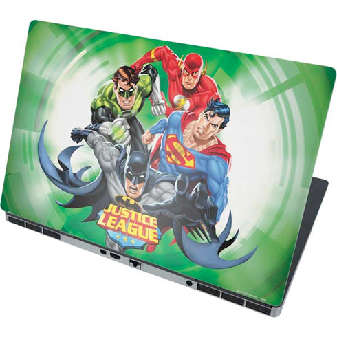 Justice League Team Power Up Green Dell Precision Skin