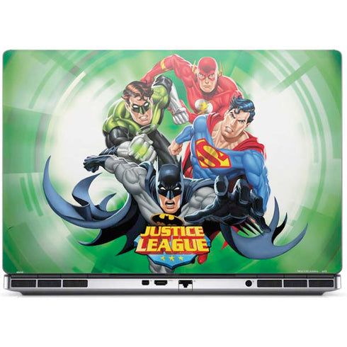 Justice League Team Power Up Green Dell Precision Skin