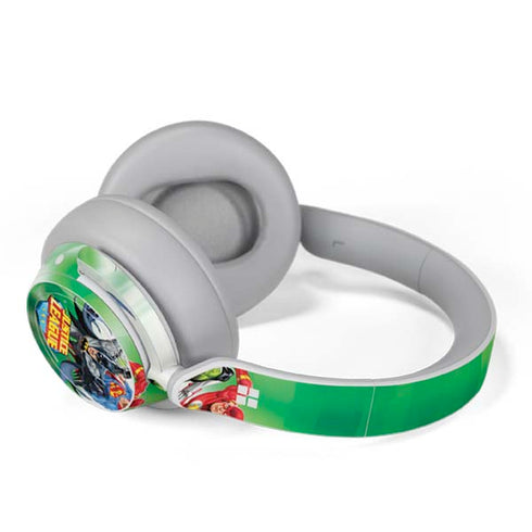 Justice League Team Power Up Green Surface Headphones Skin