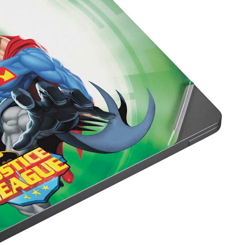 Justice League Team Power Up Green Surface Laptop 7 13.8in Skin