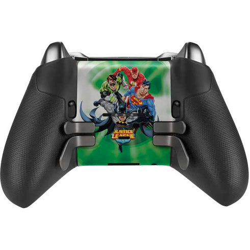 Justice League Team Power Up Green Xbox Elite Wireless Controller Series 2 Skin