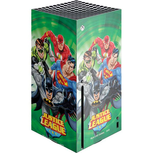Justice League Team Power Up Green Xbox Series X Skins