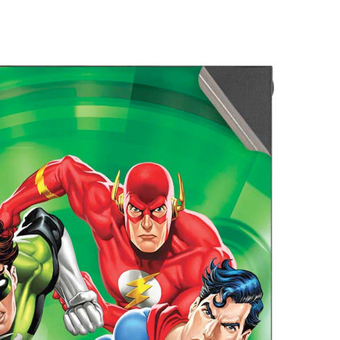 Justice League Team Power Up Green XBox Series X Digital Edition Console Skin