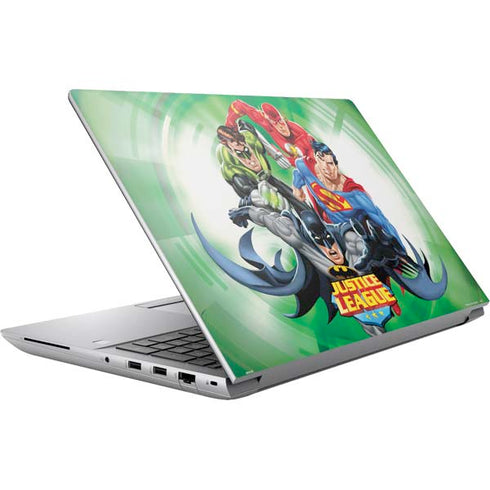 Justice League Team Power Up Green HP ZBook Fury 16 G10 Skin