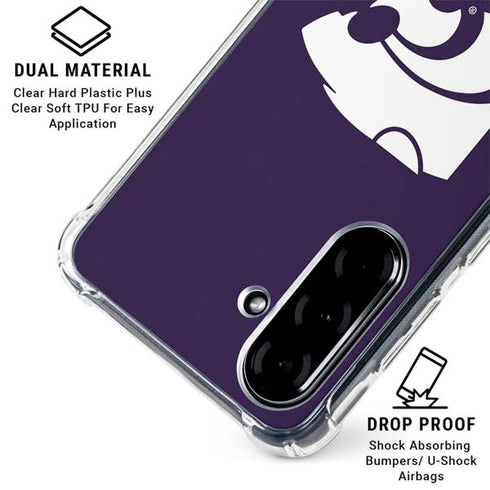 Kansas State University K-State Galaxy A36 5G Clear Case