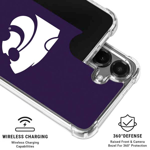 Kansas State University K-State Galaxy S26 Clear Case