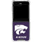 Kansas State University K-State Galaxy Z Flip6 Clear Case