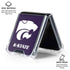 Kansas State University K-State Galaxy Z Flip6 Clear Case