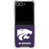 Kansas State University K-State Galaxy Z Flip7 Clear Case