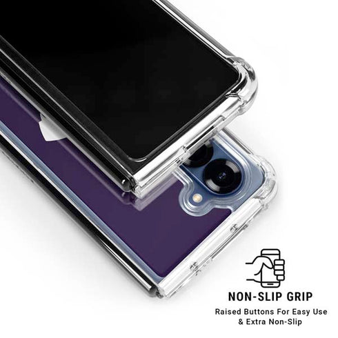 Kansas State University K-State Galaxy Z Fold7 Clear Case