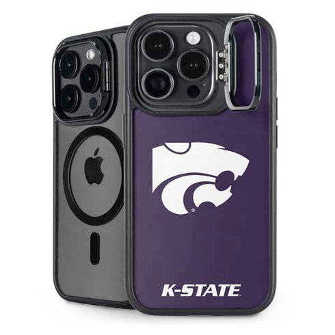 Kansas State University K-State iPhone 15 Pro Kickstand Case