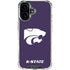 Kansas State University K-State iPhone 16 Plus Clear Case