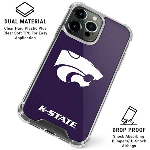 Kansas State University K-State iPhone 16 Pro Max Clear Case