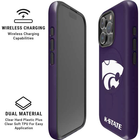 Kansas State University K-State iPhone 16 Pro Max Magsafe Impact Case