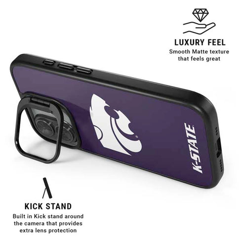 Kansas State University K-State iPhone 17 Kickstand Case