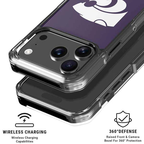 Kansas State University K-State iPhone 17 Pro Clear Case