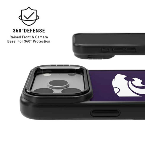Kansas State University K-State iPhone 17 Pro Kickstand Case