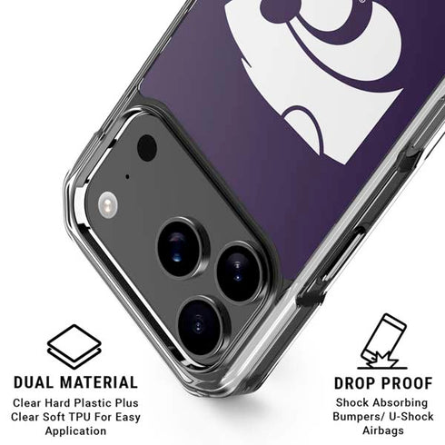 Kansas State University K-State iPhone 18 Pro Clear Case