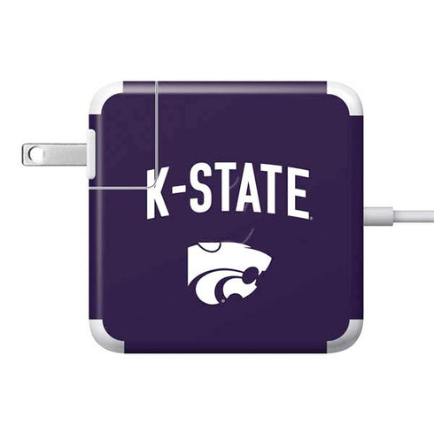 Kansas State University K-State Logo 85W Power Adapter (15 and 17 inch MacBook Pro Charger) Skin