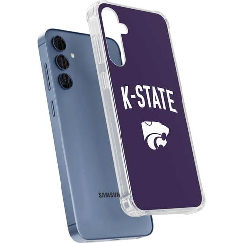 Kansas State University K-State Logo Galaxy A35 5G Clear Case