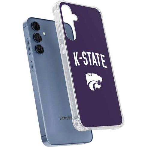 Kansas State University K-State Logo Galaxy A55 5G Clear Case
