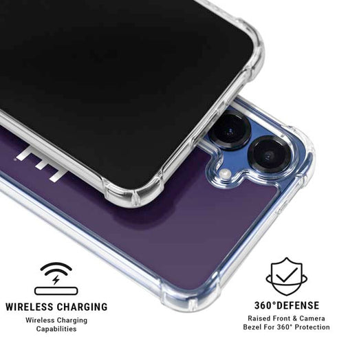 Kansas State University K-State Logo Galaxy S25 Clear Case