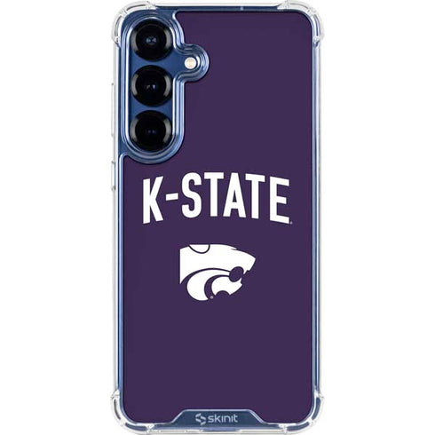 Kansas State University K-State Logo Galaxy S25 Plus Clear Case