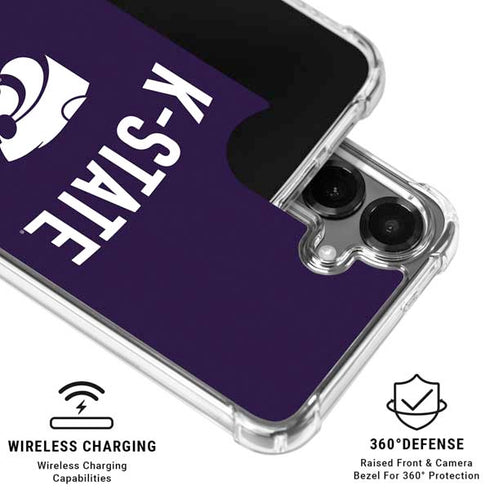 Kansas State University K-State Logo Galaxy S26 Clear Case