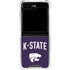 Kansas State University K-State Logo Galaxy Z Flip6 Clear Case