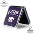Kansas State University K-State Logo Galaxy Z Flip6 Clear Case