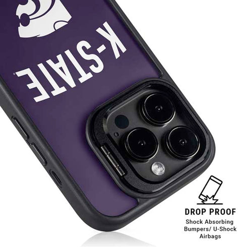 Kansas State University K-State Logo iPhone 14 Pro Max Kickstand Case