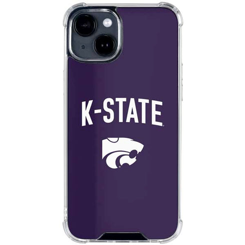 Kansas State University K-State Logo iPhone 15 Clear Case