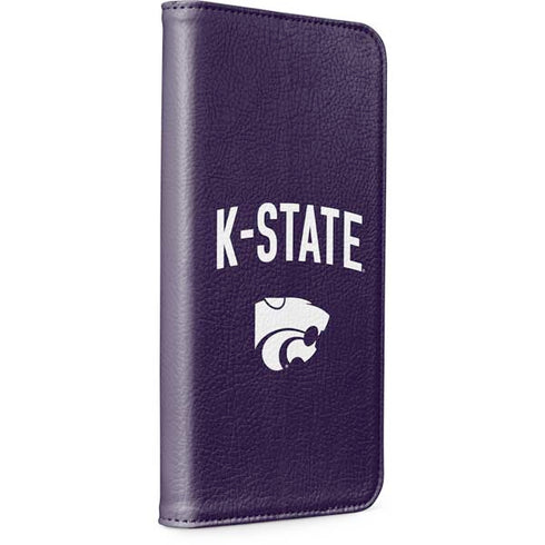 Kansas State University K-State Logo iPhone 15 Plus Folio Case