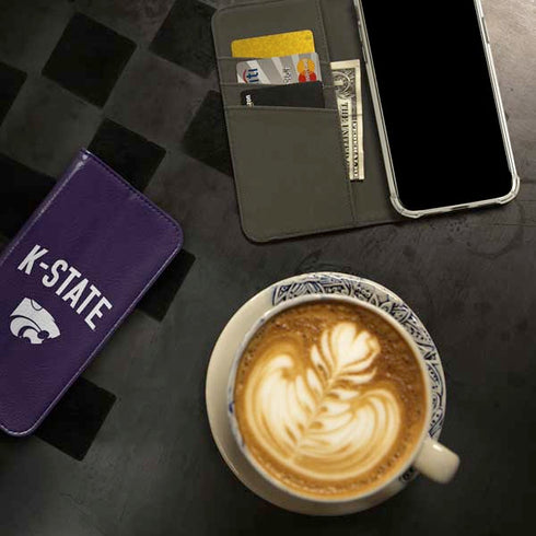 Kansas State University K-State Logo iPhone 15 Plus Folio Case