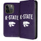 Kansas State University K-State Logo iPhone 15 Pro Folio Case