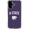 Kansas State University K-State Logo iPhone 16 Clear Case