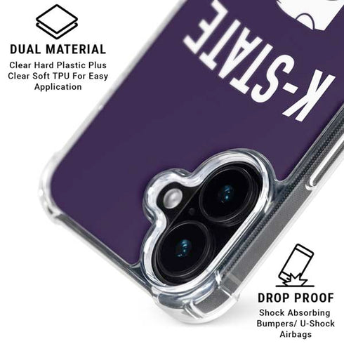 Kansas State University K-State Logo iPhone 16 MagSafe Case