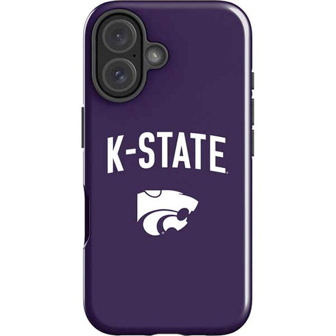 Kansas State University K-State Logo iPhone 16 Plus Impact Case