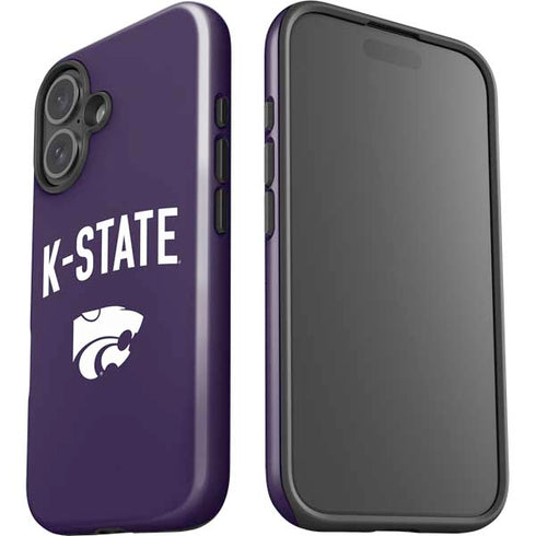 Kansas State University K-State Logo iPhone 16 Plus Impact Case